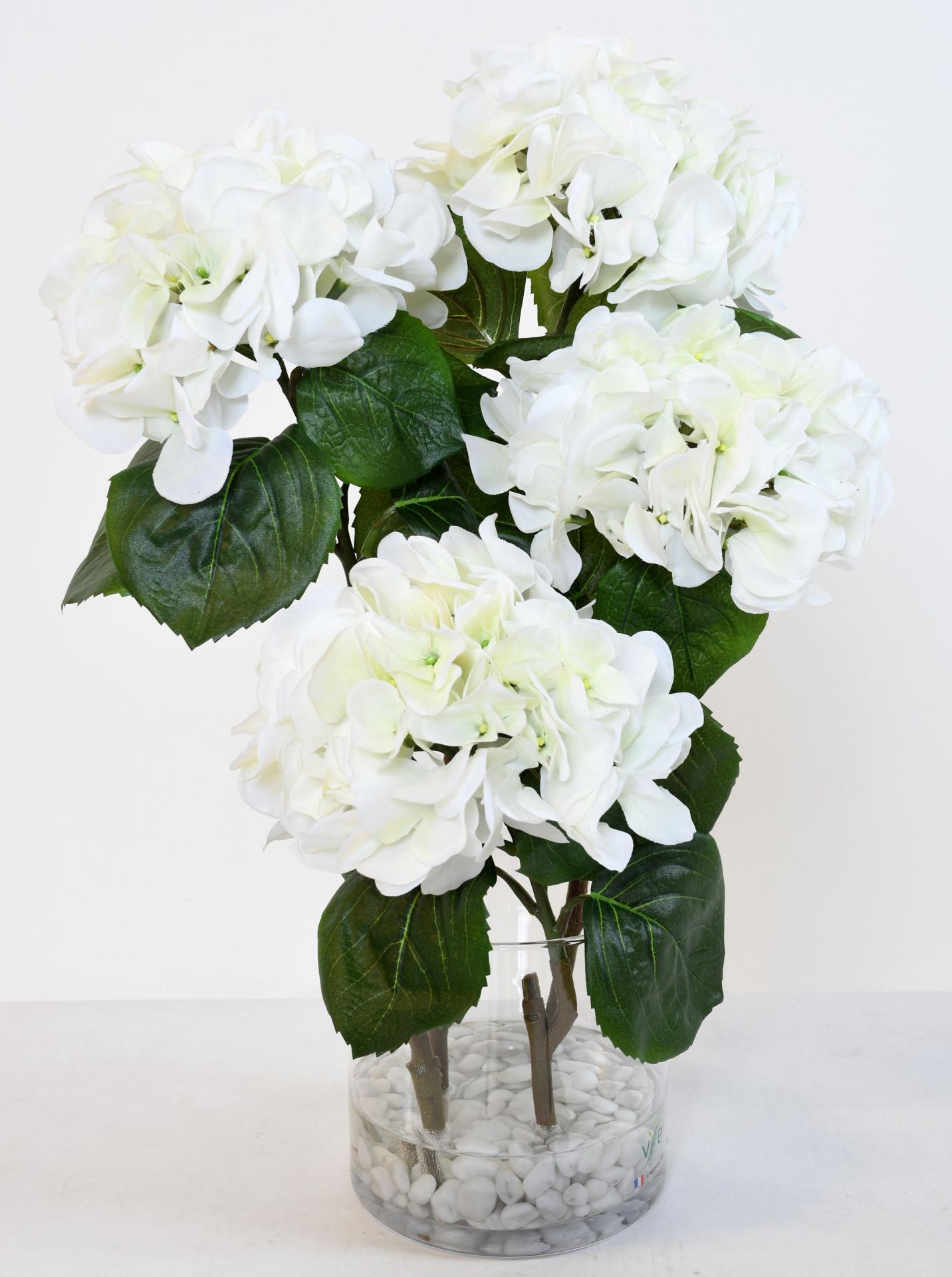200bouquet hortensia blanc