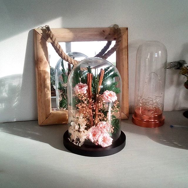 rose sous cloche artifleurs