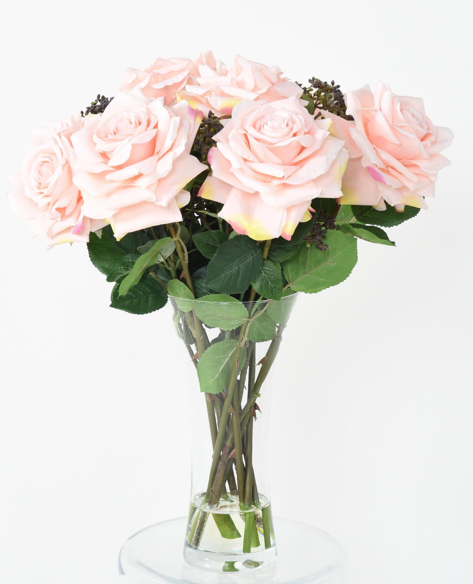 250bouquet roses romances rose