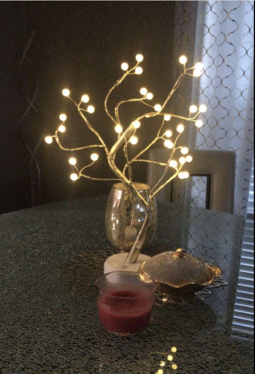 Arbre lumineux perles2