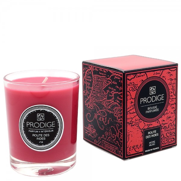 Bougie parfumee route des indes mure musc