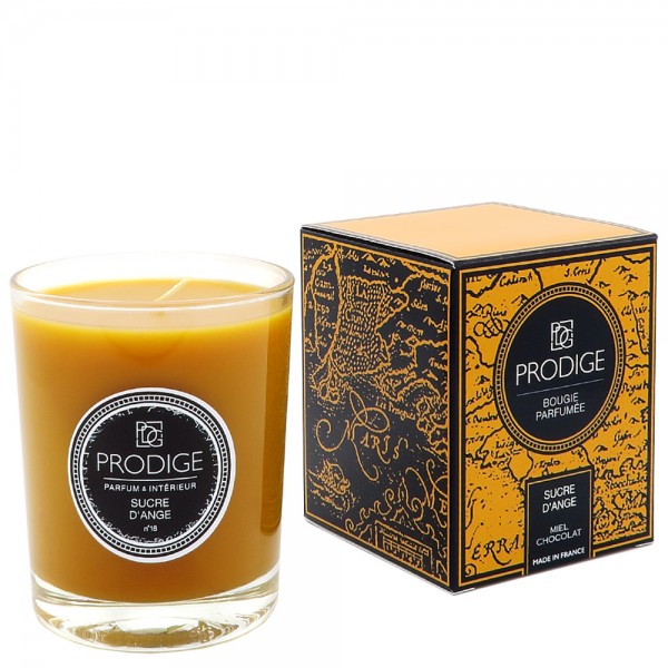 Bougie parfumee sucre d ange miel chocolat