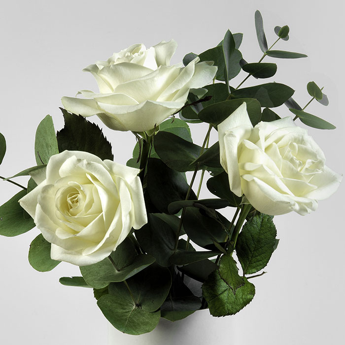 Bouquet 3 blanc
