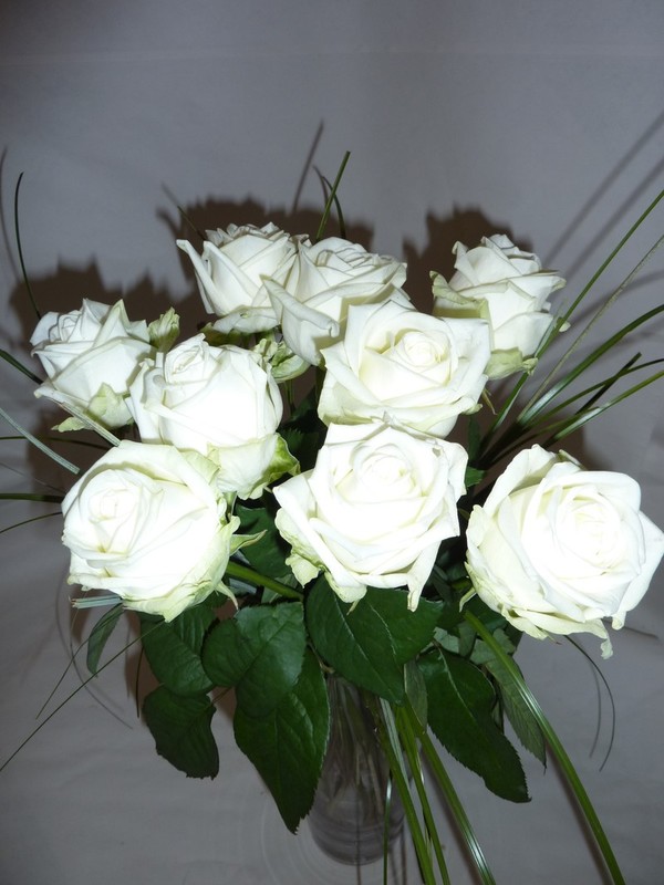 Bouquet 9 blanc