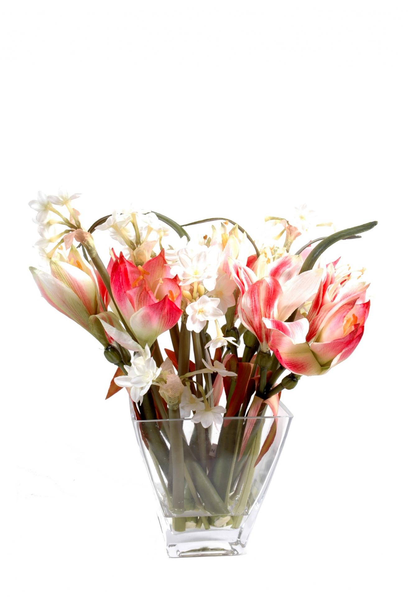 Bouquet amarylis narcisse