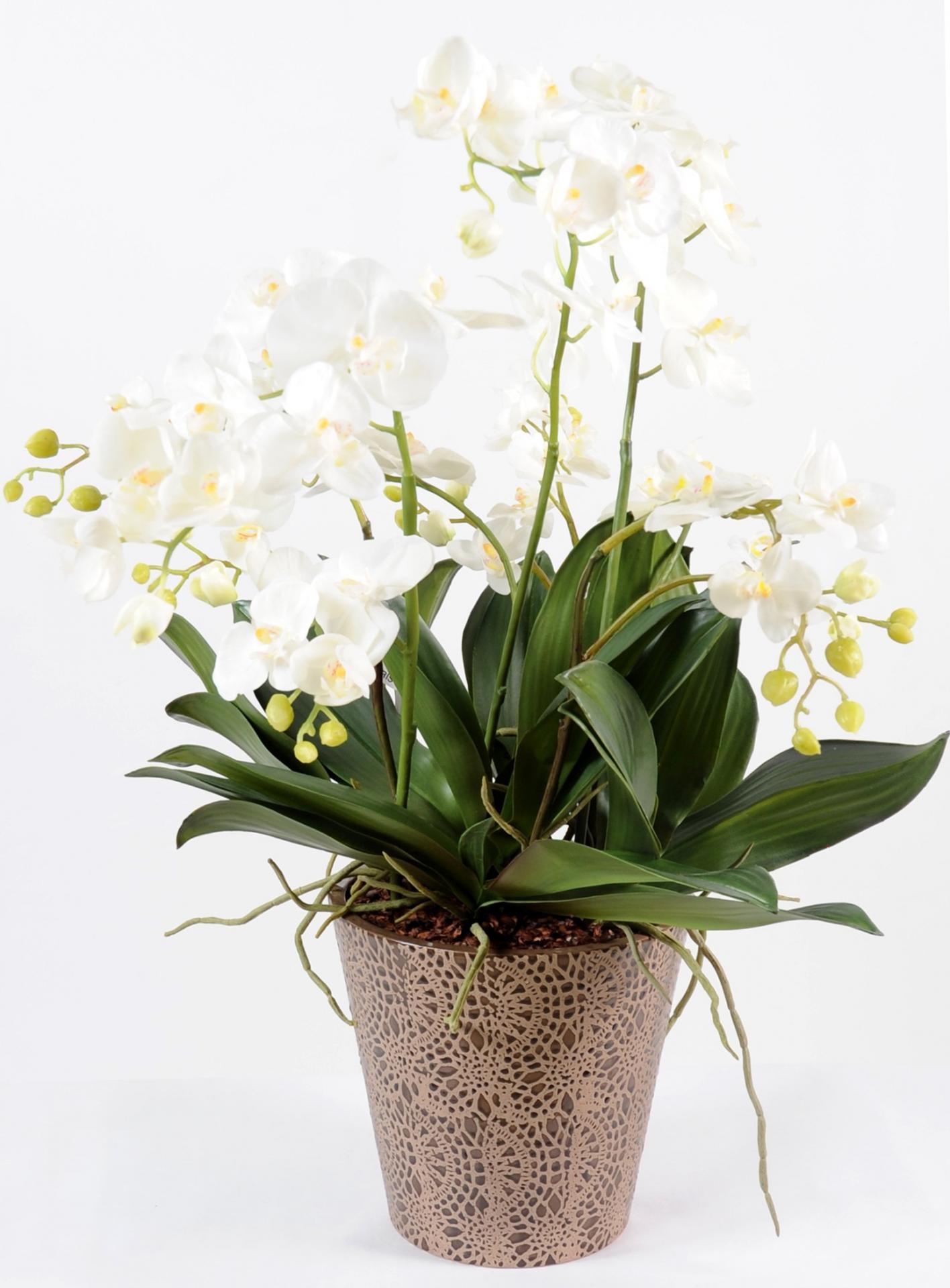 Bouquet phalaenopsis 100cm artifleurs