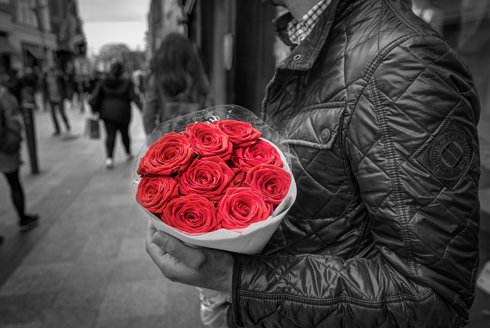 Bouquet rouge