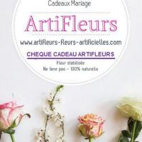 Cheque cadeau artifleurs